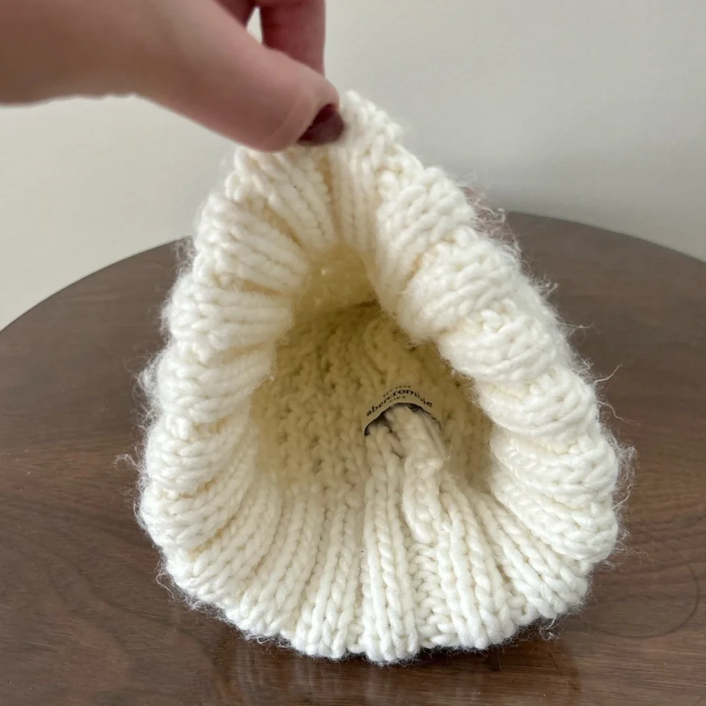 Abercrombie Kids Cream Knit Headband